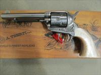 Uberti Engraved Cattleman 5.5 SS .45 Colt Revolver Img-2