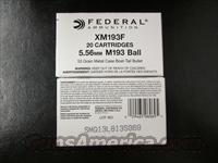 500 ROUNDS FEDERAL XM193F 5.56 NATO 55 GR FMJ-BT Img-2