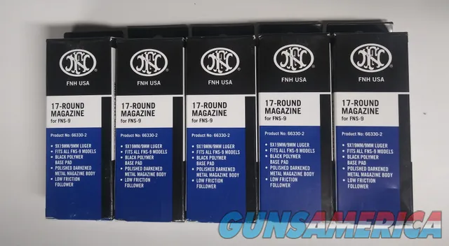 5 17 round FNS 9mm magazines