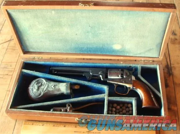 Civil War Cased Colt 1862 Mfg. 1849 Pocket Model Img-1