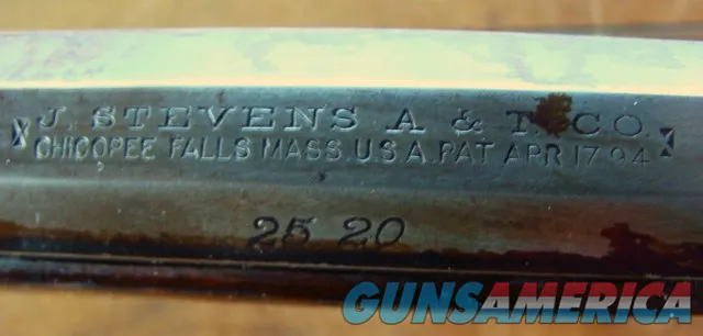  Stevens 44 Schuetzen Rifle 25-20ss Tang Sight wTool Bullets & Brass Img-15
