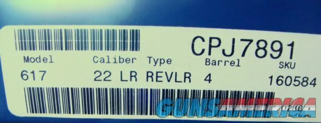  New 617 Smith & Wesson 10 shot, Stainless, Hard Case & Papers