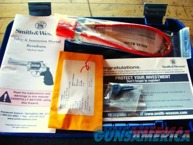  New 617 Smith & Wesson 10 shot, Stainless, Hard Case & Papers