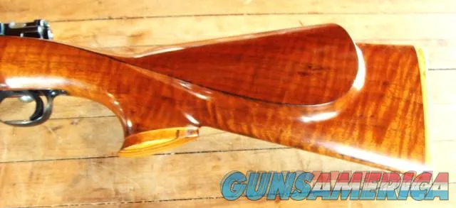 220 Swift Fancy 1950s Flaigs Heavy Barrel Exotic Wood Mauser Action Img-7