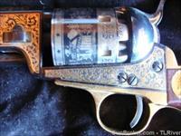 Cased Robert E Lee Comm. Pistol Gold & Engraved Img-11