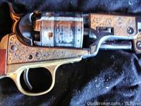 Cased Robert E Lee Comm. Pistol Gold & Engraved Img-15