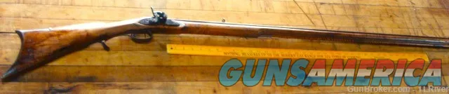 Beautiful Vintage Tiger Stripe Full Stock 45 cal 43" bbl Percussion Rifle