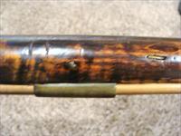 Antique A. Gumpf Kentucky Rifle Full Stock Tiger Stripe 45 cal.