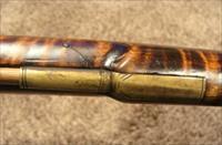 Antique A. Gumpf Kentucky Rifle Full Stock Tiger Stripe 45 cal.