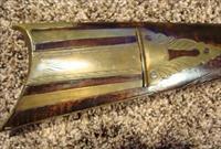Antique A. Gumpf Kentucky Rifle Full Stock Tiger Stripe 45 cal.