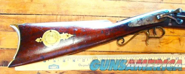 Antique Mule Ear O/U 32/12 ga. Side Hammer Combination Gun Ex. Cond. Img-2