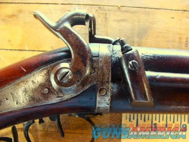 Antique Mule Ear O/U 32/12 ga. Side Hammer Combination Gun Ex. Cond. Img-8