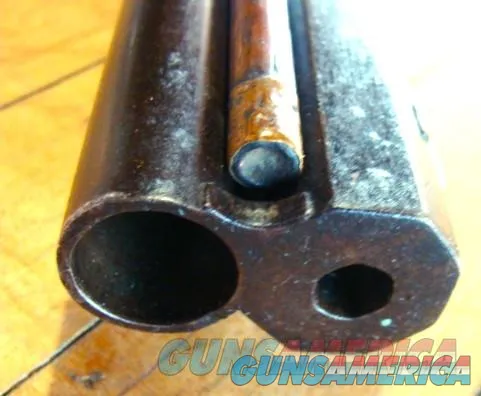 Antique Mule Ear O/U 32/12 ga. Side Hammer Combination Gun Ex. Cond. Img-11