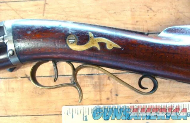 Antique Mule Ear O/U 32/12 ga. Side Hammer Combination Gun Ex. Cond. Img-15