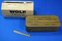 WOLF 7.62X39 HP STEEL CASE 640 RD SPAM CAN