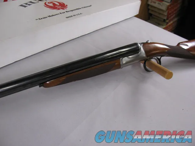 7797 Ruger GOLD Label, 12GA, SXS, Splinter forend, straight grip, Screw in chokes, Ruger Butt Pad Solid Rib, 3 Chambers, Light weight, Round body in box, 28 Barrels Img-25