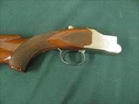 6879 Winchester 101 Pigeon 20 gauge 27 inch barrels, skeet, coin silver rose scroll engraved receiver, ejectors, pistol grip, Winchester butt plate, Winchester case, Winchester Pamphlet, 98% condition from West Texas collection. opens/close Img-8