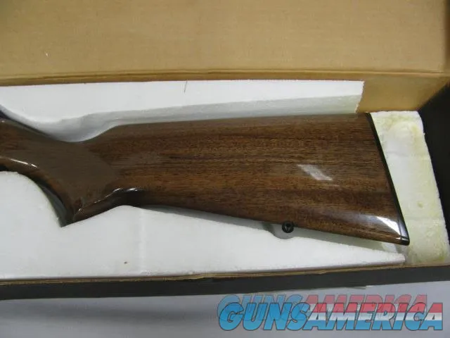 7514 Browning BAR 30-06 22 inch barrel 1978 mfg in Belguim assembled in Portugal. NEW IN BOX UNFIRED. NOT A MARK ON IT. s/n137RP13841.A++Walnut Browning butt plate ,hooded front site, serialized to end cap of box. --dont miss this time caps Img-3