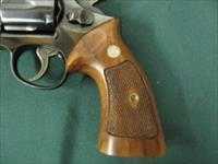7158 Smith Wesson 53 22 JET 6 inch barrel 1962 mfg excellent box & papers and shell inserts,ramp front adjustable rear site, Diamond walnut grips rare revolver. Img-5