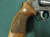 7158 Smith Wesson 53 22 JET 6 inch barrel 1962 mfg excellent box & papers and shell inserts,ramp front adjustable rear site, Diamond walnut grips rare revolver. Img-9