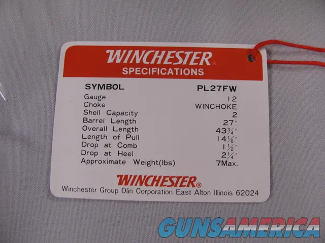 7913 Winchester 101 Pigeon Lightweight 12 gauge, 27 inch barrels, Winchest Img-15