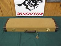 6849 Winchester 23 Golden Quail 28 gaue 26 barrels, ic/mod, single select trigger, ejectors, solid rib,STRAIGHT GRIP, Winchester pad,Winchester case& Pamphlet,GOLD RAISED RELIEF QUAIL HEAD ENGRAVED BOTTOM OF RECEIVER...UNFIRED NEW IN CASE,  Img-1