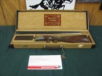 6849 Winchester 23 Golden Quail 28 gaue 26 barrels, ic/mod, single select trigger, ejectors, solid rib,STRAIGHT GRIP, Winchester pad,Winchester case& Pamphlet,GOLD RAISED RELIEF QUAIL HEAD ENGRAVED BOTTOM OF RECEIVER...UNFIRED NEW IN CASE,  Img-2
