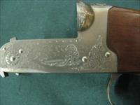 6849 Winchester 23 Golden Quail 28 gaue 26 barrels, ic/mod, single select trigger, ejectors, solid rib,STRAIGHT GRIP, Winchester pad,Winchester case& Pamphlet,GOLD RAISED RELIEF QUAIL HEAD ENGRAVED BOTTOM OF RECEIVER...UNFIRED NEW IN CASE,  Img-9