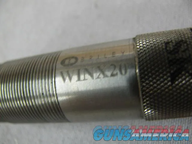 7614 Winchester 101 and model 23  Briley 20 gauge chokes and snap caps, EXTENDED  3 skeet, mod and improved mod, series  Win X 20. will fit all winchester 101 20 gauges,99% condition.FREE SHIPPING-210 602 6360 Img-2