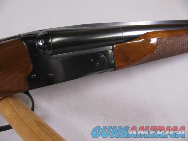 7832  Winchester 23 LD Light Duck, also known as Lady Duck, 20GA, SXS, 28 barrel, solid rib, white bead front and mid sight, very nice checkered walnut, jeweled box lock, pistol grip, will take steel shot, moly chromium barrels, right barr Img-10
