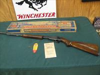 7210 Winchester 61 22 caliber, short, long,long rifle, steel butt plate 1951 mfg. Correct box, hang tag, Brochure, 97-98% condition.very excellent condition, Box Excellent. with cardboard innards. Img-1