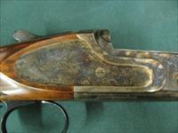 6805 Rizzini Artimus small action 28 gauge 30 inch barrels,sk is mod im full wrench papers, like new, 99% sideplates, wood butt plate, case colored receiver, vent rib ejectors, single select trigger, schnabel forend. round knob, TIGER STRIP Img-5