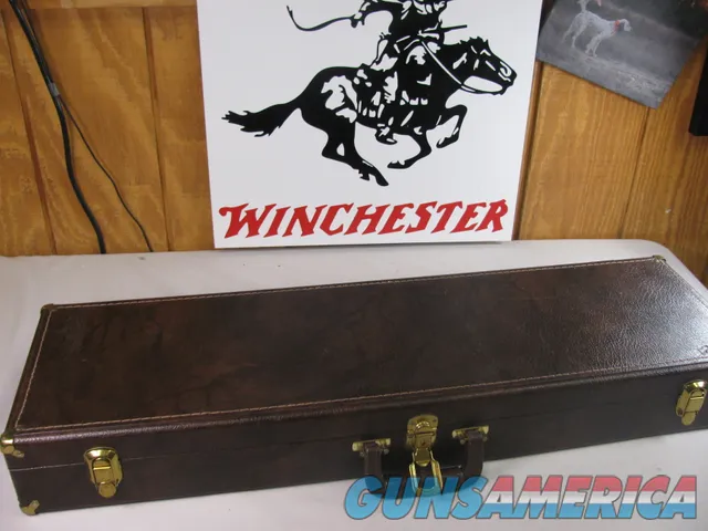 8812 Winchester 101/23 case, All original, Brass plaque engraved, will take up to a 32” Barrel