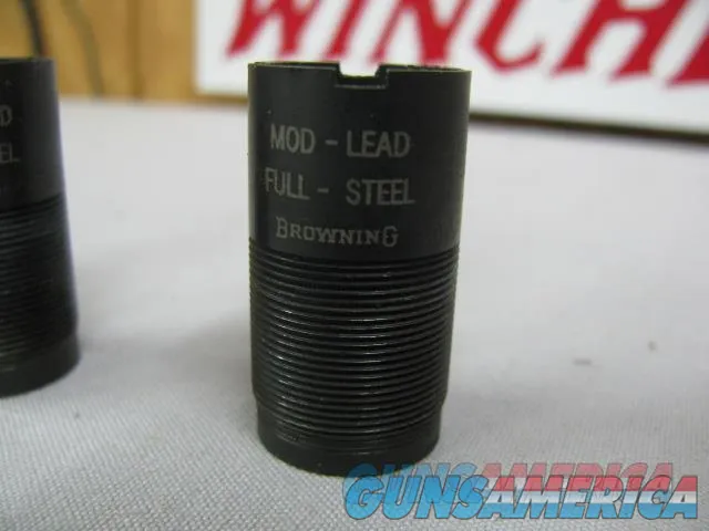 7617 Browning Invector 12 gauge flush  chokes, as new, 3 skeet, 1 mod,  4 in total FREE SHIPPING--210 602 6360-- Img-2
