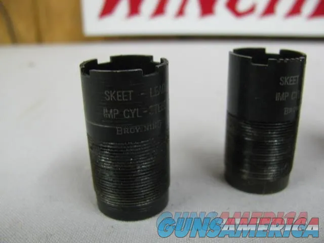 7617 Browning Invector 12 gauge flush  chokes, as new, 3 skeet, 1 mod,  4 in total FREE SHIPPING--210 602 6360-- Img-3