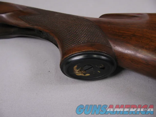 8107  Winchester Model 21 12 Gauge wood stock, woods length is 14 1/2 Img-4