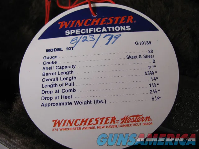 7859 Winchester 101 Pigeon 20 gauge 2 34 chambers,28 inch barrels,  Img-16