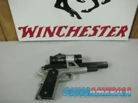 7669 Springfield Armory 1911-A1, 45 Cal, Custom, Muzzle Brake, Aim Point Comp XD