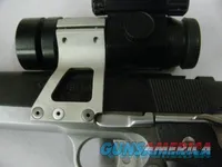 7669 Springfield Armory 1911-A1, 45 Cal, Custom, Muzzle Brake, Aim Point Comp XD