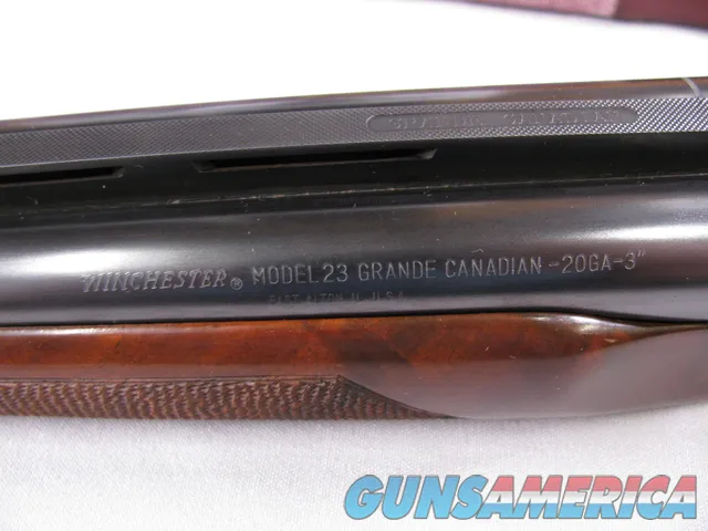 7897  Winchester 23 GRAND CANADIAN 20 gauge 26 barrels, in Grand Canadian c Img-15
