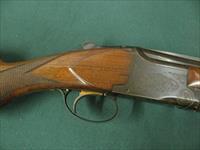 7119 Browning Belgium Superposed 12 gauge 28 inch barrels, mod/mod, round know, lively White line butt pad at 13 5/8 lop, 97% condition, opens closes tite, bores brite/shiny,excellent condition, s/n 7197x. Img-11