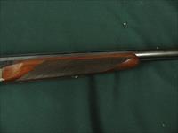6569 Winchester 23 Pigeon XTR 20 gauge, 28 inch barrels,mod/full, 2 3/4 & 3 inch chambers, round knob, ejectors, vent rib, Winchester butt plate all original, 98% or better condition, snap caps, coins silver rose and scroll engraved receive Img-9
