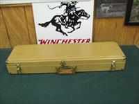 7080 Winchester 23 Pigeon XTR 12 gauge 26 inch barrels, ic/mod, vent rib ejectors, single select trigger, round knob Pachmayr pad 14 3/8 lop, Winchester case, rose/scroll engraved coin silver receiver,TIGER STRIPED FIGURED WALNUT.98-99% CON Img-1