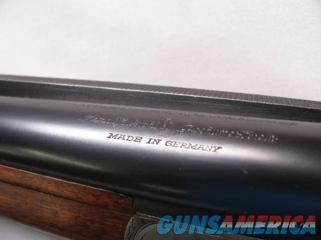 7864  J.P. Sauer 20GA SXS shotgun, A.G. Eckernforde on barrel, sling swivel Img-8