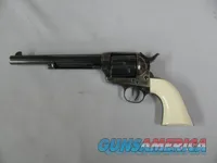 7509 Cimarron Uberti P SAA Cowboy 44 WCF 7 1/2 inch barrel, faux ivory grips, blue and case frame, single action,like new 99%. --210 602 6360--