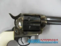 7509 Cimarron Uberti P SAA Cowboy 44 WCF 7 1/2 inch barrel, faux ivory grips, blue and case frame, single action,like new 99%. --210 602 6360--