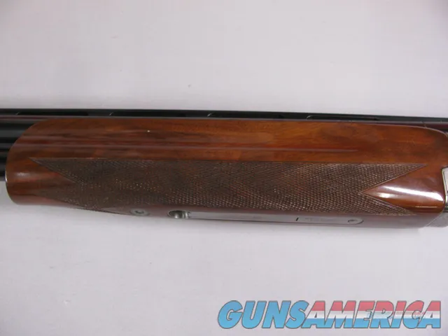 7751 Winchester 101 Pigeon FEATHERWEIGHT 12 gauge 26 barrels ic/im,STRAIGHT GRIP, 99% Winchester pad, Correct Winchester box serialized to the gun. A++Fancy figured walnut, vent rib, ejectors 1Pheasant and 2 quail engraved on coin silver re Img-10