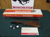 7142 Winchester 23 CUSTOM  12 gauge 27 inch barrels 3screw chokes, ic mod xf,made to look like model 21 ,mfg only in 1987, AS NEW IN BOX 99%,14 3/4 lop, Decelerator pad, Winchester pamphlet, single select trigger, ejectors, pistol grip with Img-1