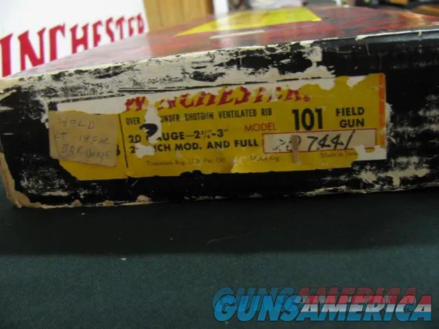7444 Winchester 101 field 20 gauge 28 inch barrel, mod and full, vent rib,