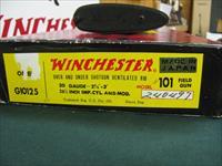 6857 Winchester 101 field 20 gauge 26 inch barrels, ic/mod,butt plate, ejectors, snap caps, Winchester box serialized to the shotgun, Winchester pamphlet,NEW IN BOX, 1969 -1973 MFG . NONE FINER TIME CAPSULE SURVIVOR, THE BEST THERE IS,,, DO Img-2